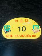 RAC Noord Drie Provinciën Rit 1972 rallyschild, Verzamelen, Automerken, Motoren en Formule 1, Ophalen of Verzenden, Gebruikt, Auto's