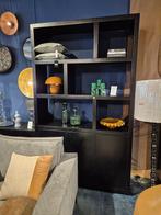 Boekenkast Preto Zwart Vakkenkast Nu Extra Voordelig !, Huis en Inrichting, Kasten | Boekenkasten, Met deur(en), 100 tot 150 cm