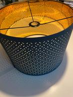 Nymo lampenkap Ikea blauw/koper, Huis en Inrichting, Lampen | Lampenkappen, Ophalen, 25 tot 50 cm, Blauw, Rond