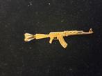 14 k gouden ak 47 hanger 9,4 gram, Ophalen of Verzenden, Nieuw, Goud, Goud