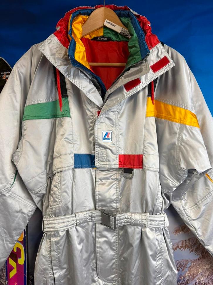 Vintage Fout Skipak van Killy maat 50 / M Albertville 1992, Kleding | Heren, Wintersportkleding, Zo goed als nieuw, Pak, Maat 48/50 (M)