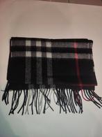 Burberry Sjaal Zwart - Klassiek en Stijlvol, Verzenden, Zo goed als nieuw, Burberry, Sjaal