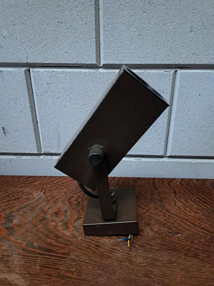 Philips Jaren 70 Bruine Plafondspot, Huis en Inrichting, Lampen | Wandlampen, Gebruikt, Metaal, Ophalen of Verzenden