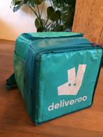 Deliveroo Backpack Rugtas Bezorger thuisbezorgd Blauw Groen, Sieraden, Tassen en Uiterlijk, Overige merken, 40 cm of meer, Gebruikt