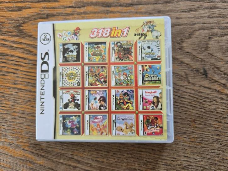 DS spel met 318 games in 1, Spelcomputers en Games, Games | Nintendo DS, Zo goed als nieuw, 1 speler, Vanaf 3 jaar, Ophalen of Verzenden