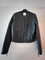 Leren dames jack, Kleding | Dames, Ophalen of Verzenden, Zo goed als nieuw, Maat 36 (S), Zwart