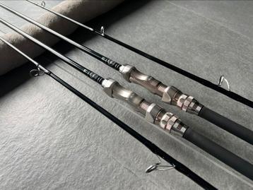 2 x Bart Bakker Baton Custom 10ft 3lbs ZO GOED ALS NIEUW beschikbaar voor biedingen