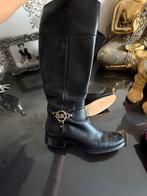 Michael kors (origineel) hoge lederen laarzen met gesp, Kleding | Dames, Schoenen, Ophalen of Verzenden, Zo goed als nieuw, Zwart