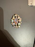 Brouche, sieraad, borst, diamant, vintage, steentjes, Verzenden