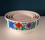 Vier vintage  Scandinavische schalen, Huis en Inrichting, Gebruikt, Ophalen of Verzenden, Overige stijlen, Glas