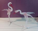 Handgeblazen Ooievaars, Antiek en Kunst, Antiek | Glas en Kristal, Ophalen of Verzenden