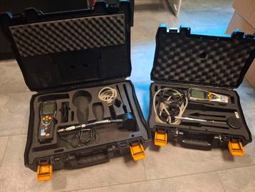 ​2x Complete Set Testo 435 Multifunctionele Meetapparatuur - beschikbaar voor biedingen