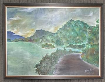 Schilderij Dieng Indonesië  beschikbaar voor biedingen