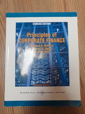 Principles of Corporate finance Brealey Myers Allen beschikbaar voor biedingen