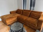 Loungebank hoekbank oker geel adore gold velours velvet, Ophalen of Verzenden, Zo goed als nieuw, Stof