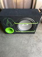 Subwoofer alpine met versterker, Auto diversen, Autospeakers, Ophalen, Zo goed als nieuw