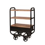 Industriële Bakkerskar Keukentrolley Koffiewagen Kar Zwart, Info@dehanzeherten.nl, De Hanze Herten BV, Nieuw, Ophalen of Verzenden