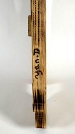 121. Houten spiegelbeeld wandsculptuur, Yannick De Praeter, Ophalen of Verzenden