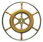 Stuurwiel RVS met hoepel 62 cm