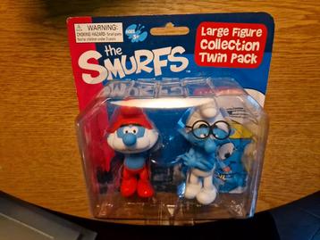 Grote smurf en bril smurf combopack nog noeuw in de verpakki beschikbaar voor biedingen