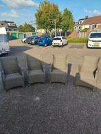 AVH tuinstoelen incl. bijpassende zit- & rugkussen, 4 zitplaatsen, Gebruikt, Ophalen of Verzenden, Wicker