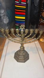 Oud / antieke Jordaanse kandelaar brocante messing, Antiek en Kunst, Antiek | Kandelaars, Ophalen of Verzenden, Koper of Brons