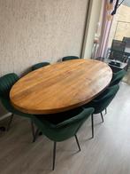 Compelete eettafelset met como stoelen, Ophalen, 50 tot 100 cm, Zo goed als nieuw, Vijf personen of meer