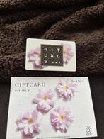 Rituals cadeaubon, Tickets en Kaartjes, Kortingen en Cadeaubonnen, Eén persoon, Cadeaubon