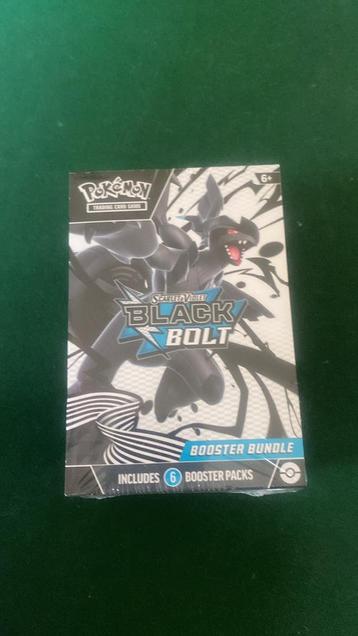 Pokemonkaarte booster bundel black bolt beschikbaar voor biedingen