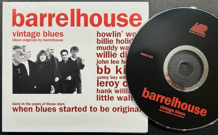 BARRELHOUSE - Vintage blues ( CD ), Cd's en Dvd's, Cd's | Jazz en Blues, Zo goed als nieuw, Blues, 1980 tot heden, Ophalen of Verzenden