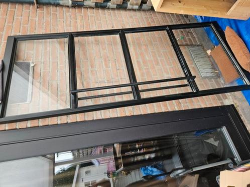 Stalen taats deur, Doe-het-zelf en Verbouw, Deuren en Horren, Gebruikt, Binnendeur, 200 tot 215 cm, 80 tot 100 cm, Ophalen