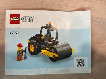 Lego City Stoomwals 60401 - Compleet! beschikbaar voor biedingen