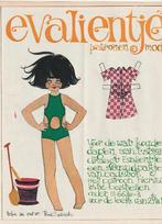 Vintage knipsel 1966 Evalientje aankleedpop kindermode, Verzenden, Overige typen