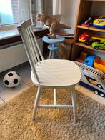 Witte Spijlenstoel, Huis en Inrichting, Stoelen, Ophalen, Gebruikt, Wit, Eén