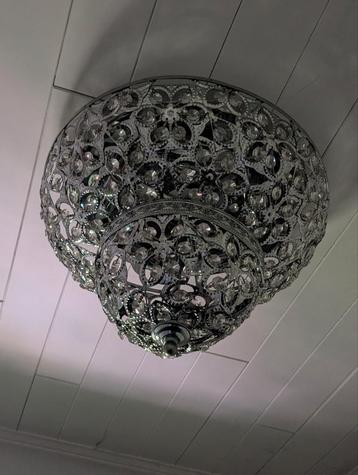Oosterse plafondlamp met kristallen  beschikbaar voor biedingen