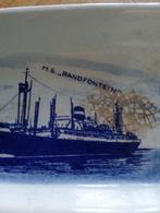 Delfts blauw asbakje van m.s.Randfontein, Antiek en Kunst, Ophalen