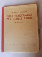 Kleine schoolatlas der gehele Aarde , in 48 kaarten , 1953., Boeken, Gelezen, Wereld, Ophalen of Verzenden, 1800 tot 2000