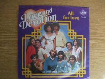 LOVE AND DEVOTION   ALL FOR LOVE / WE DON'T WANNA GO HOME  beschikbaar voor biedingen