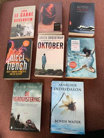 Boeken thrillers spannend Sveistrup Indridason French beschikbaar voor biedingen