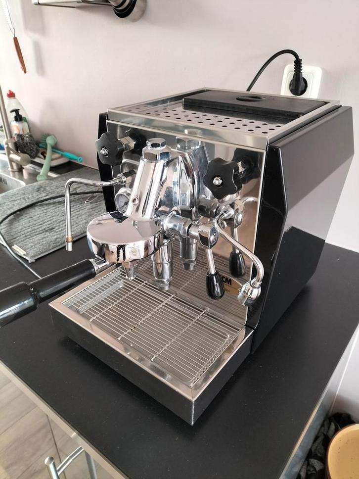 ECM Giotto 'black edition' E61 espressomachine gereviseerd, Witgoed en Apparatuur, Koffiezetapparaten, Zo goed als nieuw, Espresso apparaat