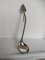 Zilveren jamlepel 1927 met blaadje en haakje, Nederlands, Ophalen of Verzenden, Zilver
