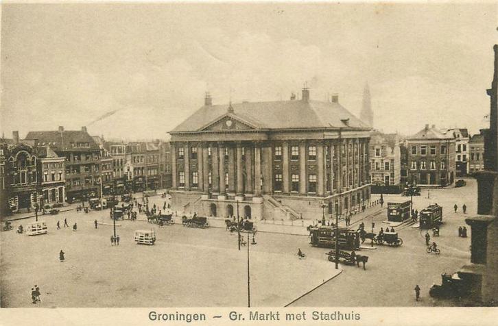 701134019 Groningen Groote Markt, Verzamelen, Ansichtkaarten | Nederland, Groningen, Voor 1920, Verzenden