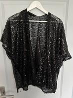 Zgan zwart vestje glitters pailletten Miss Etam mt. 46-48-50, Kleding | Dames, Grote Maten, Ophalen of Verzenden, Zo goed als nieuw