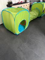 Speeltent met tunnel, Ophalen, Gebruikt