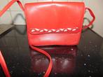Vintage handtas Louis Bernard Paris, Ophalen of Verzenden, Gebruikt, Rood, Handtas