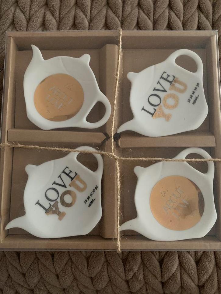 Riverdale theeSchoteltjes - 4 stuks, Huis en Inrichting, Keuken | Keukenbenodigdheden, Gebruikt, Ophalen of Verzenden