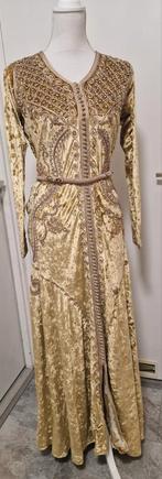 Marokkaanse jurk / kaftan /Feestjurk Maat M, Kleding | Dames, Jurken, Maat 38/40 (M), Beige, Ophalen of Verzenden, Geen merk