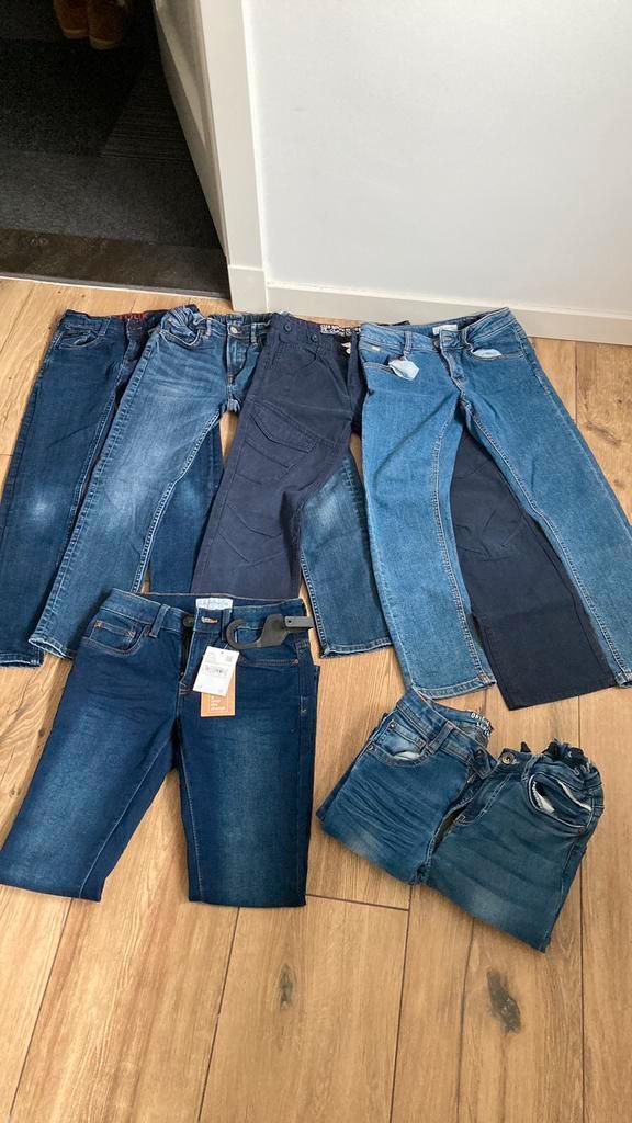 Spijkerbroeken pakket maat 140 1 NIEUW kaartje aan broeken, Kinderen en Baby's, Kinderkleding | Maat 140, Gebruikt, Jongen, Broek
