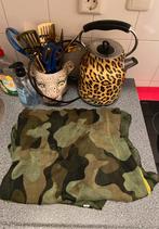 Legerprint sjaal, Ophalen of Verzenden, Gedragen, Sjaal