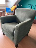 Groene fauteuil - Comfortabel en stijlvol, Ophalen, Minder dan 50 cm, Gebruikt, Minder dan 75 cm